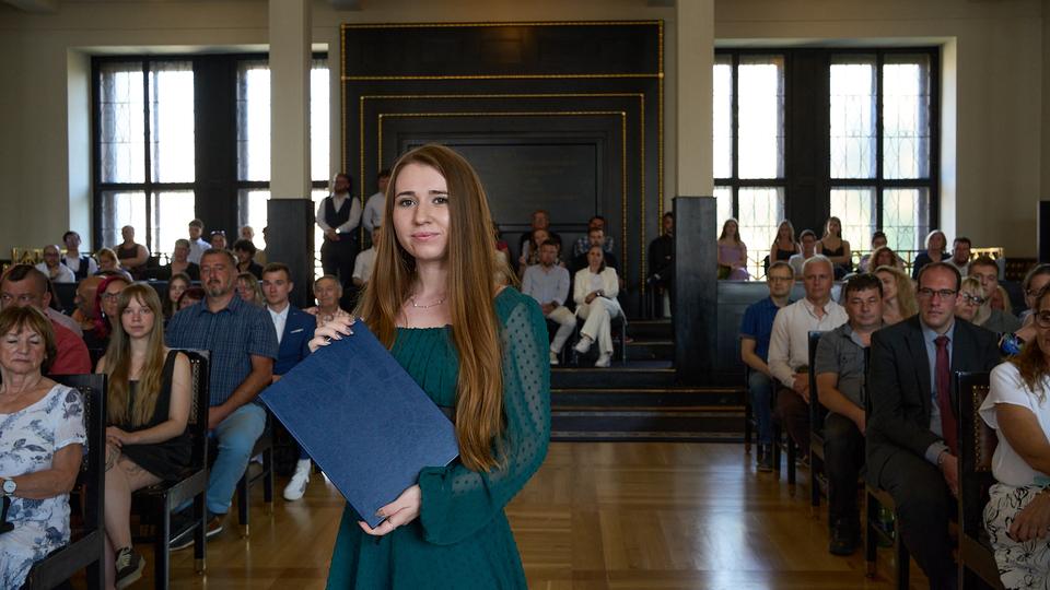 Slavnostní předávání diplomů absolventům Jahodovky
