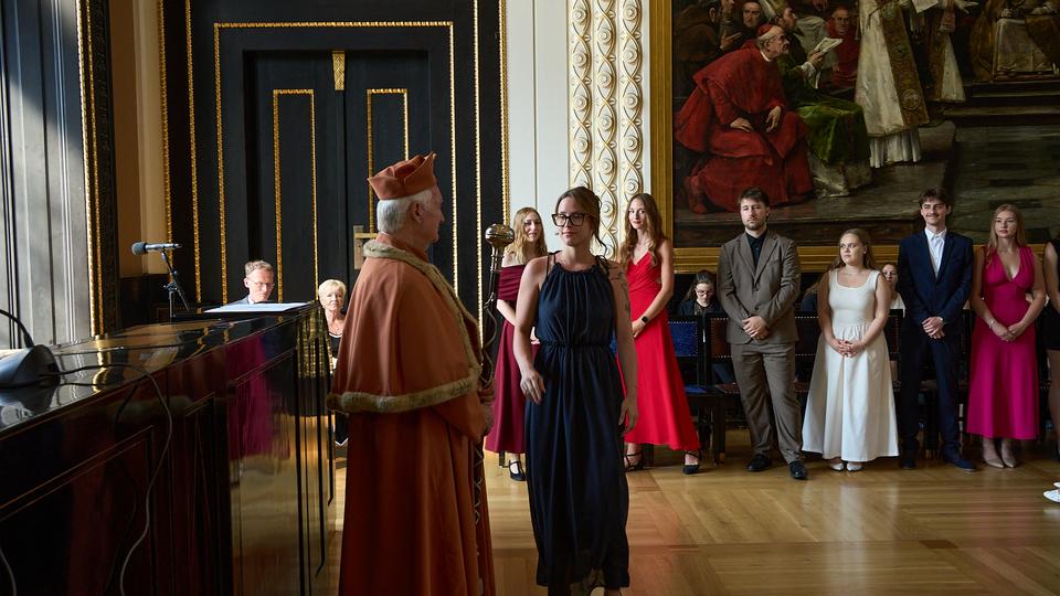 Slavnostní předávání diplomů absolventům Jahodovky