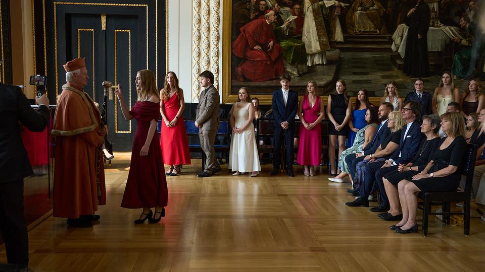 Slavnostní předávání diplomů absolventům Jahodovky