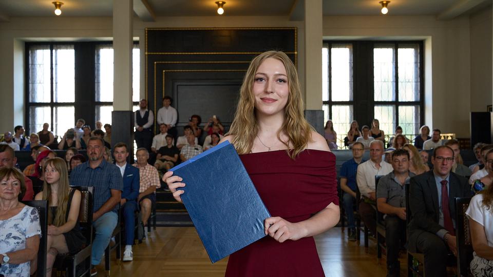 Slavnostní předávání diplomů absolventům Jahodovky
