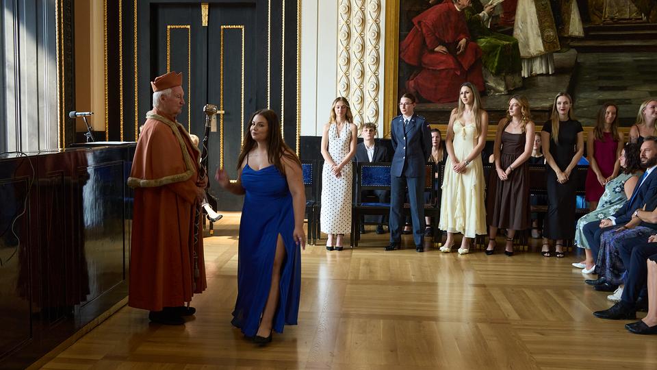 Slavnostní předávání diplomů absolventům Jahodovky