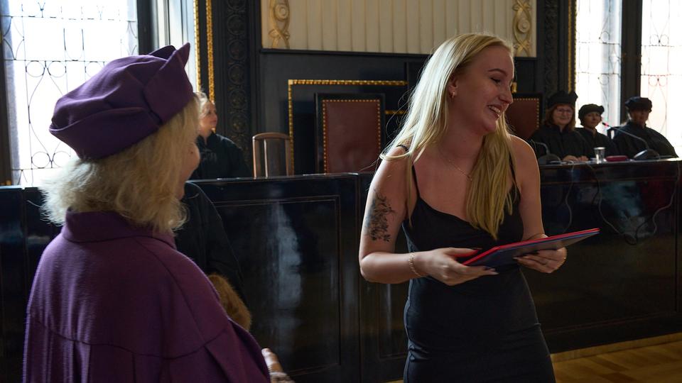 Slavnostní předávání diplomů absolventům Jahodovky