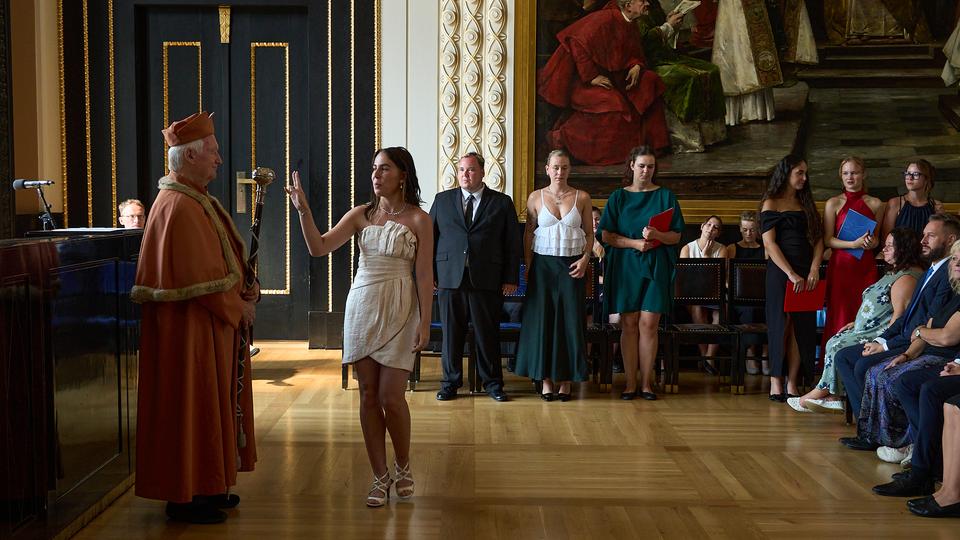 Slavnostní předávání diplomů absolventům Jahodovky