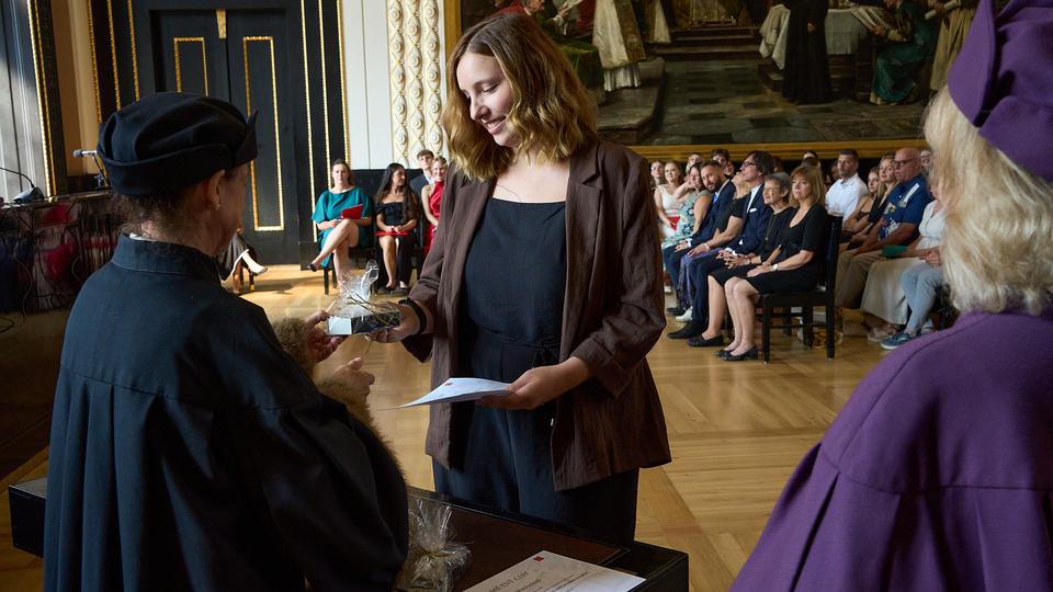 Slavnostní předávání diplomů absolventům Jahodovky