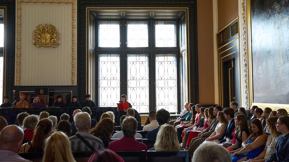 Slavnostní předávání diplomů absolventům Jahodovky