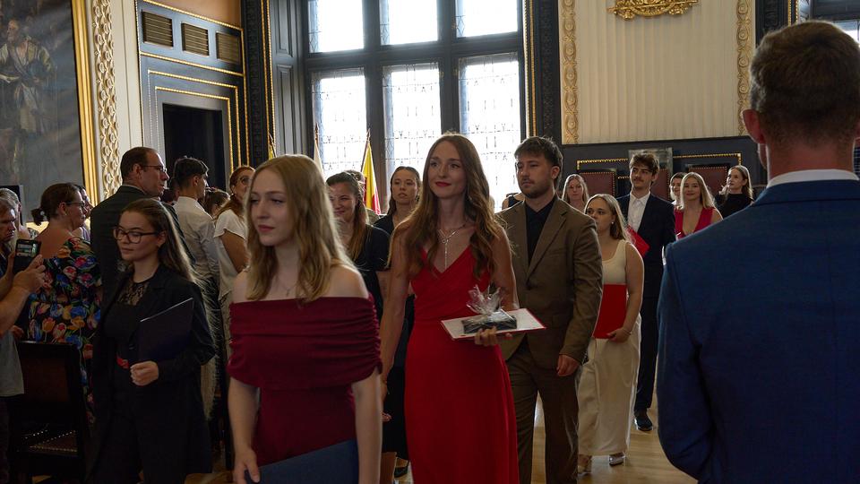 Slavnostní předávání diplomů absolventům Jahodovky