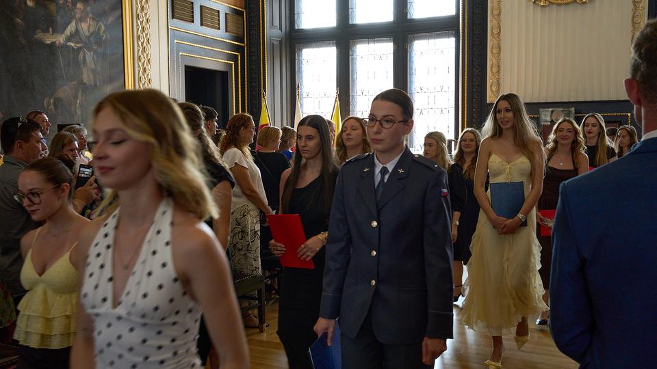Slavnostní předávání diplomů absolventům Jahodovky