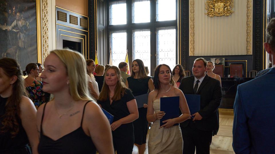 Slavnostní předávání diplomů absolventům Jahodovky