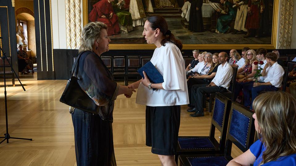 Slavnostní předávání diplomů absolventům Jahodovky