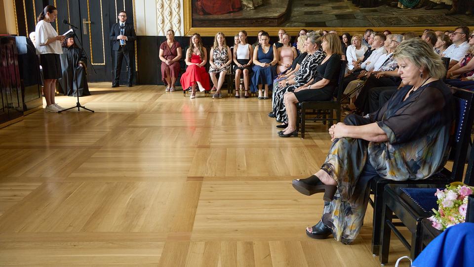 Slavnostní předávání diplomů absolventům Jahodovky