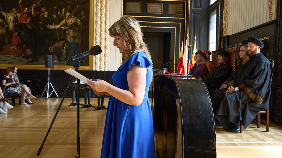 Slavnostní předávání diplomů absolventům Jahodovky