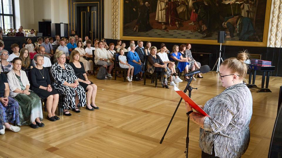 Slavnostní předávání diplomů absolventům Jahodovky