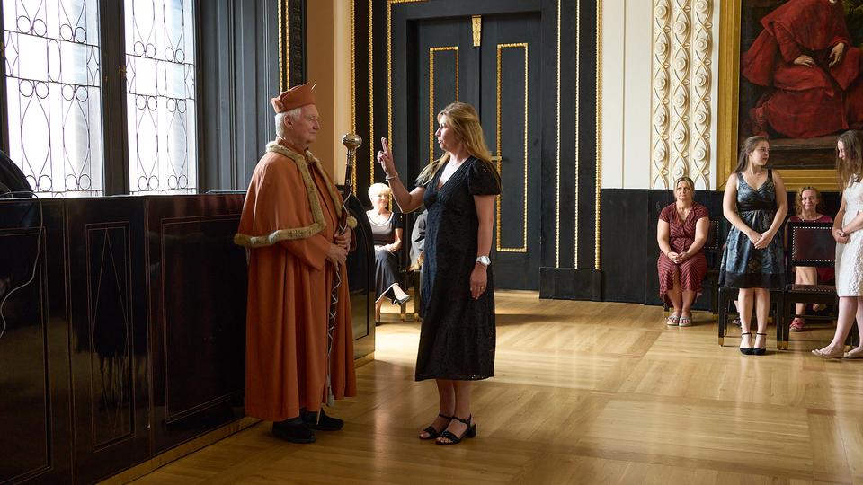 Slavnostní předávání diplomů absolventům Jahodovky