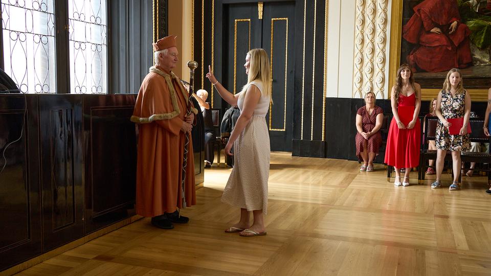 Slavnostní předávání diplomů absolventům Jahodovky