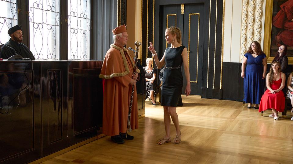 Slavnostní předávání diplomů absolventům Jahodovky