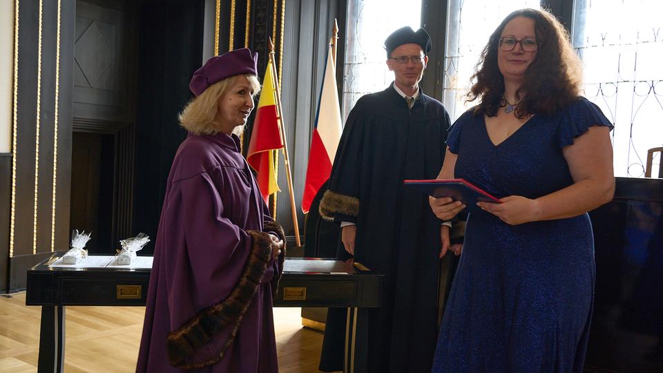 Slavnostní předávání diplomů absolventům Jahodovky