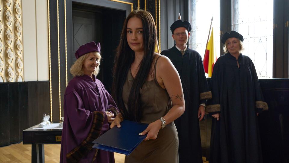 Slavnostní předávání diplomů absolventům Jahodovky