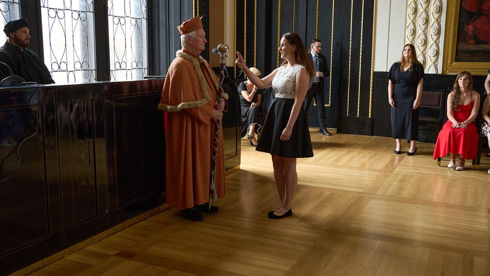 Slavnostní předávání diplomů absolventům Jahodovky
