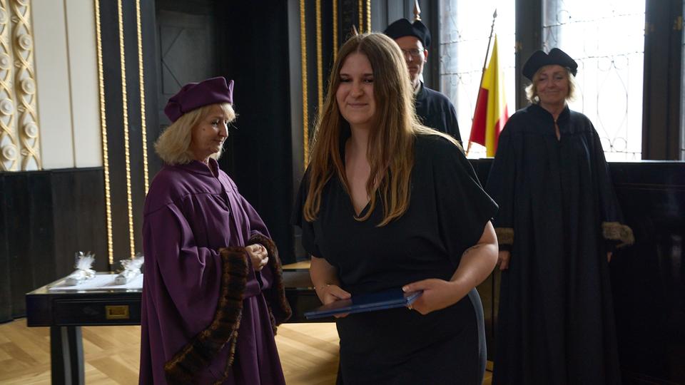 Slavnostní předávání diplomů absolventům Jahodovky
