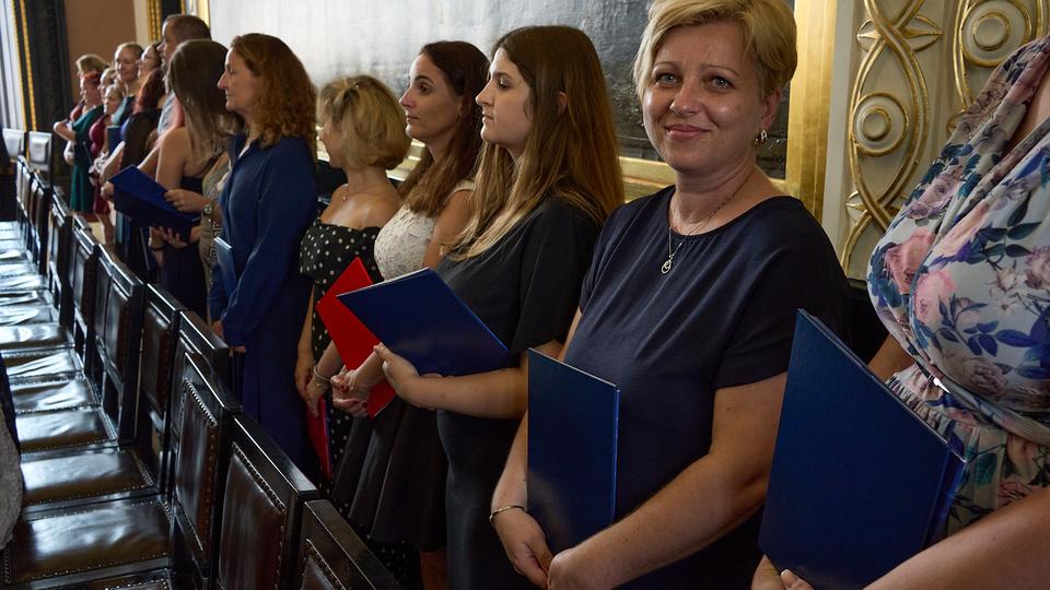 Slavnostní předávání diplomů absolventům Jahodovky