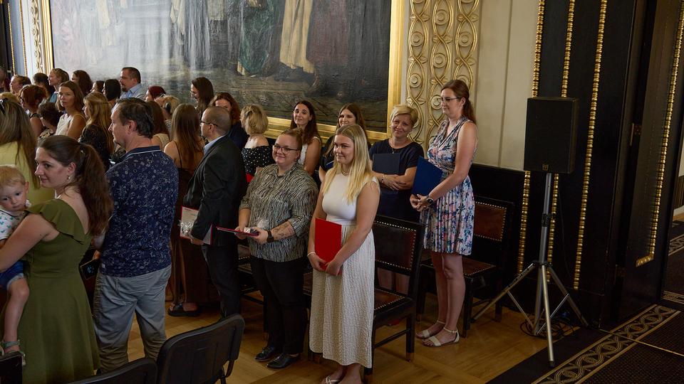 Slavnostní předávání diplomů absolventům Jahodovky