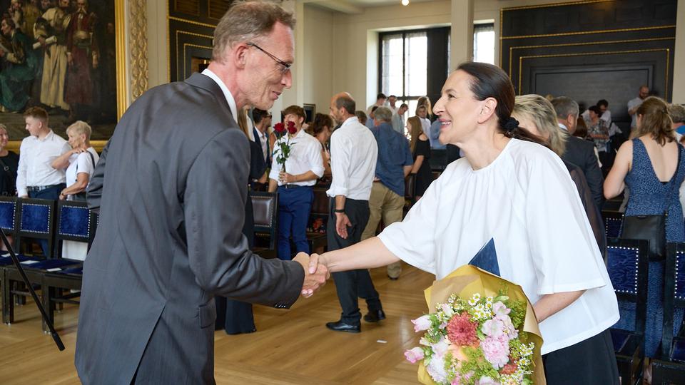 Slavnostní předávání diplomů absolventům Jahodovky