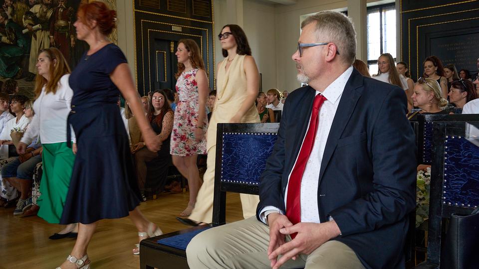 Slavnostní předávání diplomů absolventům Jahodovky