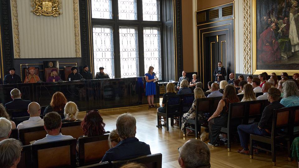 Slavnostní předávání diplomů absolventům Jahodovky