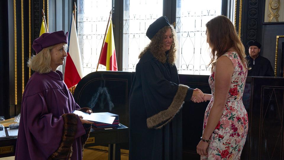 Slavnostní předávání diplomů absolventům Jahodovky