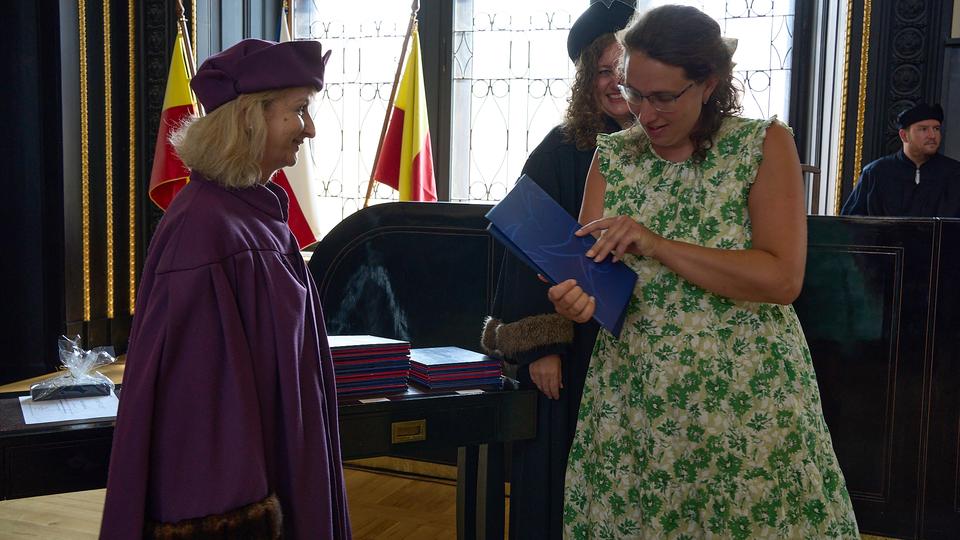 Slavnostní předávání diplomů absolventům Jahodovky