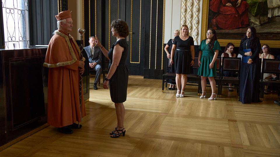 Slavnostní předávání diplomů absolventům Jahodovky