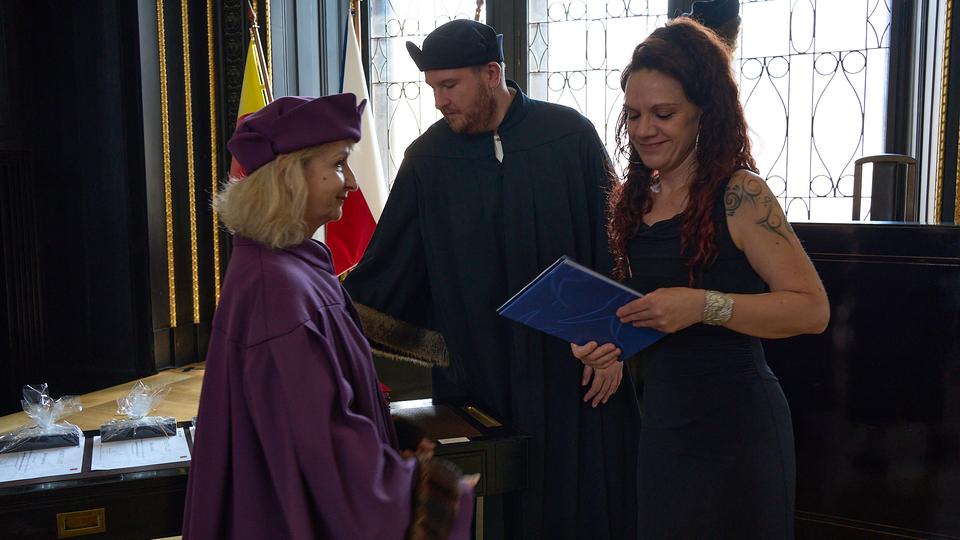 Slavnostní předávání diplomů absolventům Jahodovky
