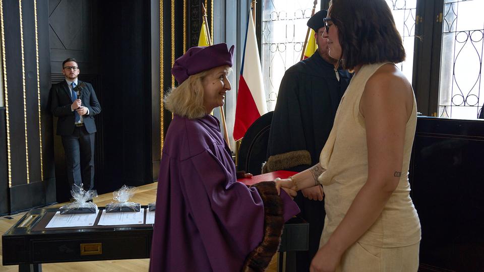 Slavnostní předávání diplomů absolventům Jahodovky