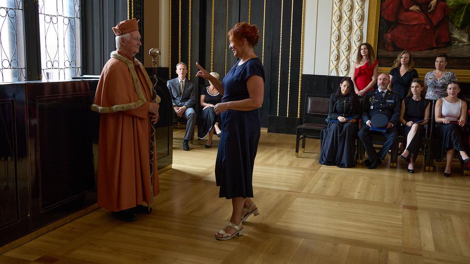 Slavnostní předávání diplomů absolventům Jahodovky