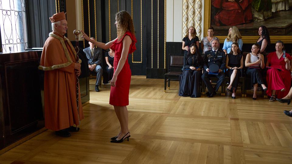 Slavnostní předávání diplomů absolventům Jahodovky