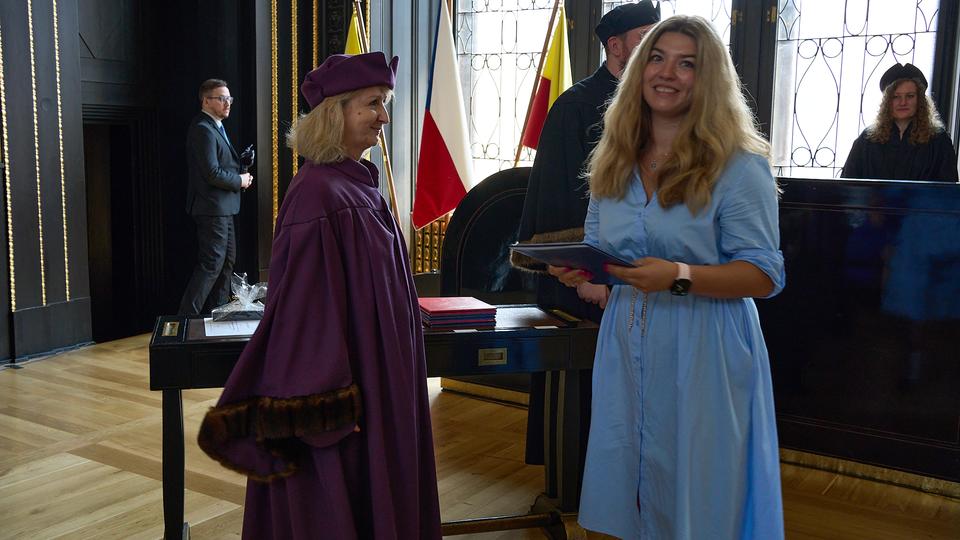 Slavnostní předávání diplomů absolventům Jahodovky
