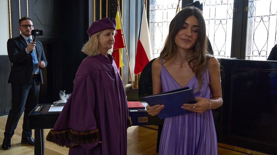 Slavnostní předávání diplomů absolventům Jahodovky