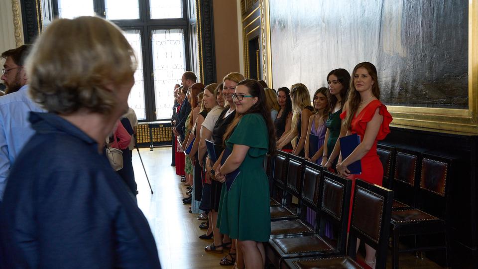 Slavnostní předávání diplomů absolventům Jahodovky