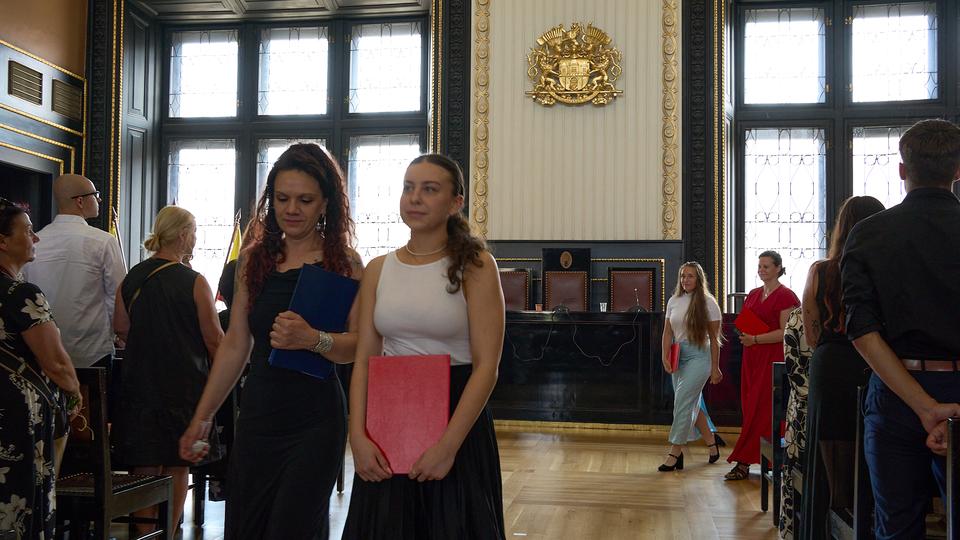 Slavnostní předávání diplomů absolventům Jahodovky