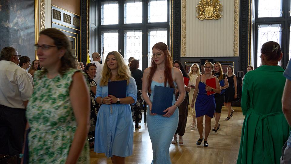 Slavnostní předávání diplomů absolventům Jahodovky