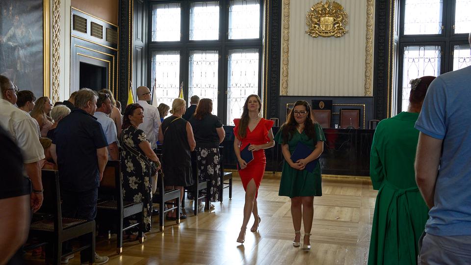 Slavnostní předávání diplomů absolventům Jahodovky