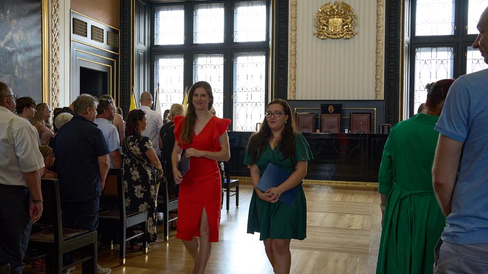 Slavnostní předávání diplomů absolventům Jahodovky