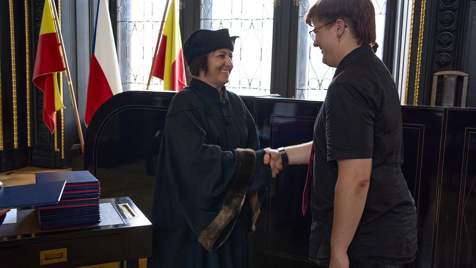 Slavnostní předávání diplomů absolventům Jahodovky