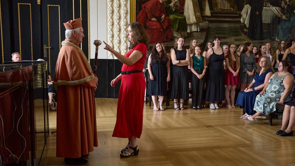 Slavnostní předávání diplomů absolventům Jahodovky