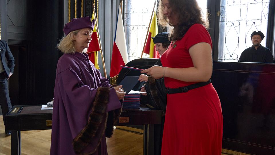 Slavnostní předávání diplomů absolventům Jahodovky
