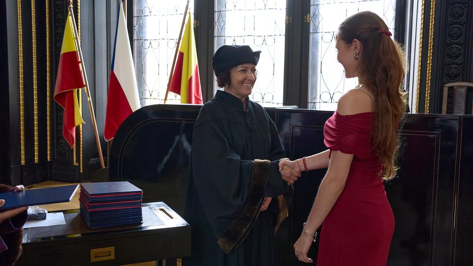 Slavnostní předávání diplomů absolventům Jahodovky