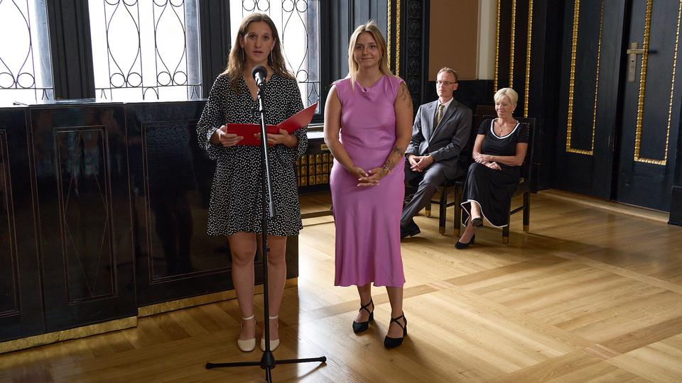 Slavnostní předávání diplomů absolventům Jahodovky