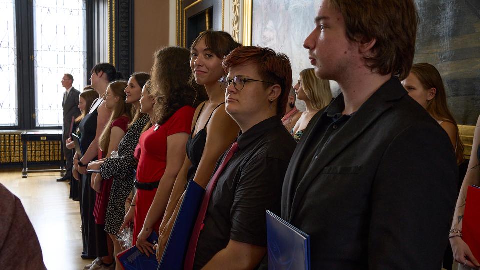 Slavnostní předávání diplomů absolventům Jahodovky