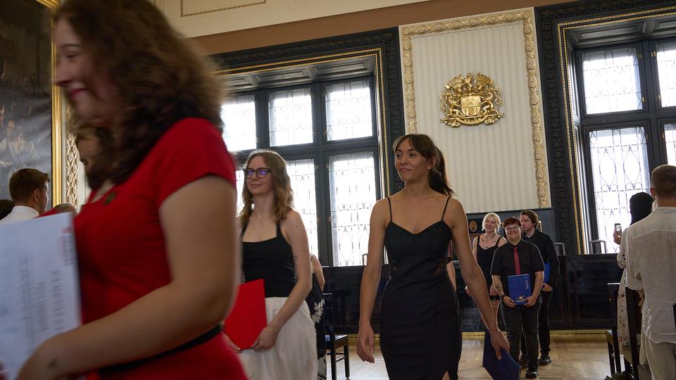 Slavnostní předávání diplomů absolventům Jahodovky
