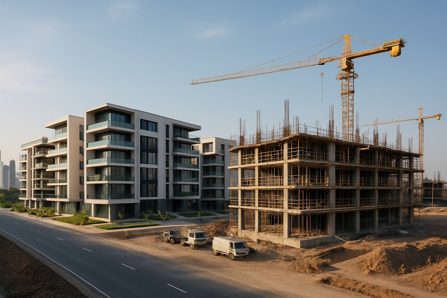 Marbella Drive Residency Construction Begins on Main Raiwind Road